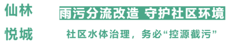 雨污分流井打造污水“零直排”社区